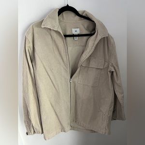 H&M corduroy jacket - size L - stylish